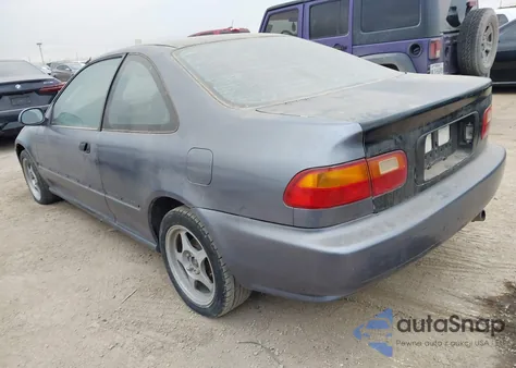 1995 Honda Civic Ex from USA, damaged, VIN 2HGEJ1129SH558230